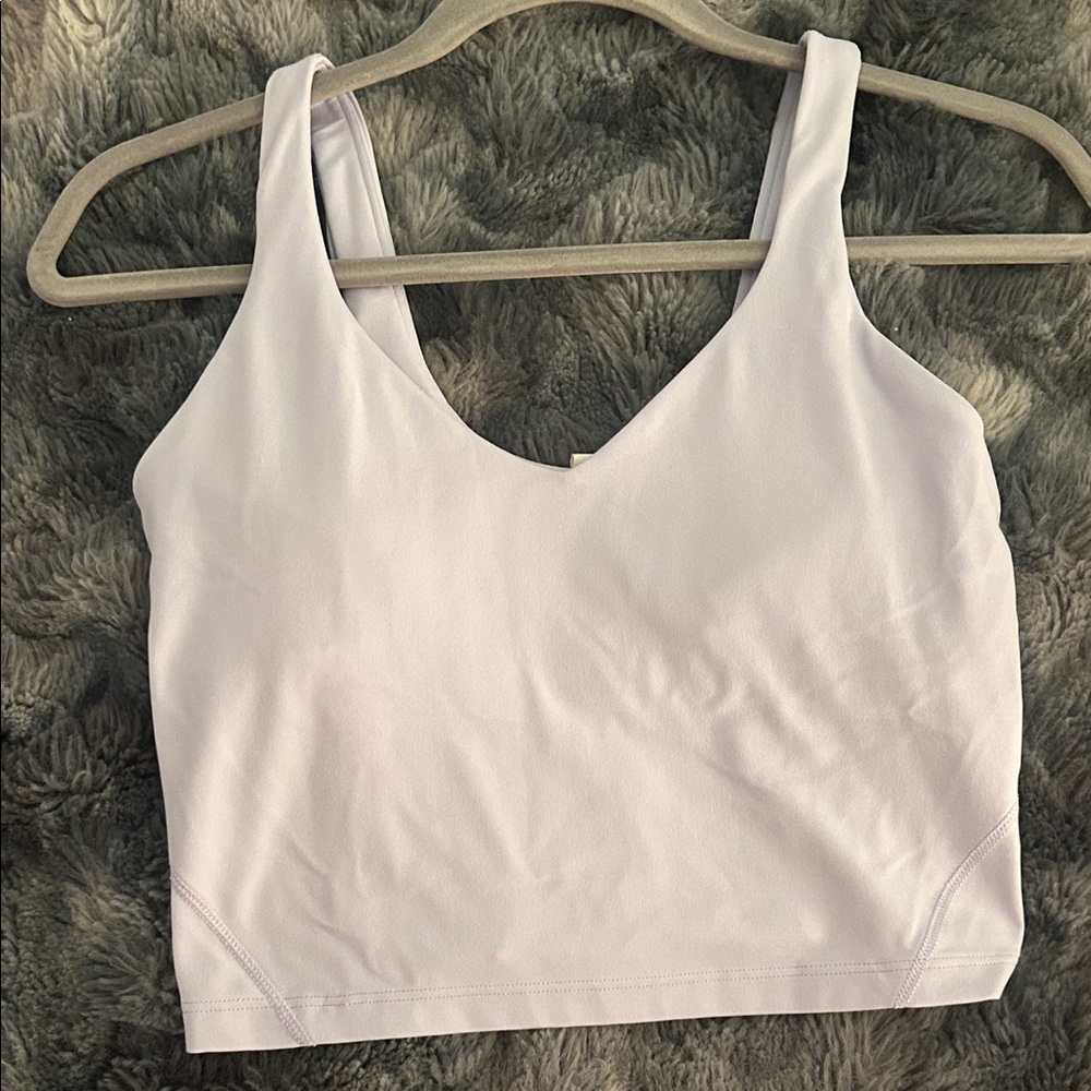 lululemon align tank- looks white in pic but is periwinkle colored